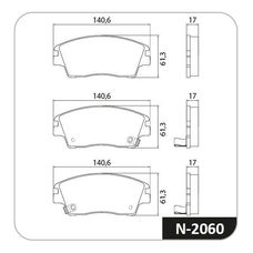 Imagen del producto PASTILLA DE FRENO DEL HYUNDAI TUCSON 18-