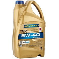 Imagen del producto ACEITE PARA MOTOR SINTÉTICO RAVENOL VMO 5W40 4 LTS.