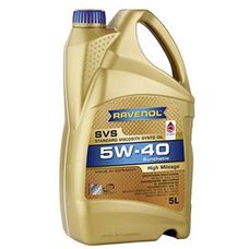 Imagen del producto ACEITE PARA MOTOR SINTÉTICO RAVENOL SVS HIGH MILEAGE 5W40 5 LTS.