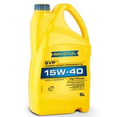 Imagen del producto ACEITE PARA MOTOR MINERAL RAVENOL SVP HIGH MILEAGE 15W40 5 LTS.