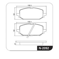 Imagen del producto PASTILLA DE FRENO DEL CHEVROLET ONIX 1.0. ONIX PLUS 1.0 ECOTEC TURBO LT.LTZ 19-