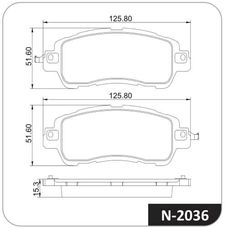 Imagen del producto PASTILLA DE FRENO DEL NISSAN KICKS. VERSA 1.6