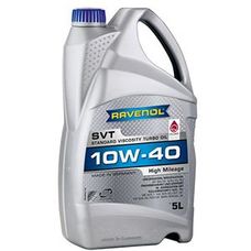 Imagen del producto ACEITE PARA MOTOR SEMI SINTÉTICO RAVENOL SVT HIGH MILEAGE 10W40 5 LTS.