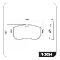 Imagen del producto PASTILLA DE FRENO DEL VOLKSWAGEN AMAROK V6 16-