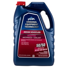Imagen del producto LÍQUIDO REFRIGERANTE PEAK - OET PARA VEHÍCULOS ASIÁTICOS COLOR ROJO PREDILUÍDO AL 50% DE 1 GAL.
