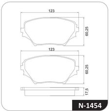 Imagen del producto PASTILLA DE FRENO DEL TOYOTA RAV-4 (00-05)