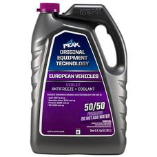 Imagen del producto LÍQUIDO REFRIGERANTE PEAK - OET PARA VEHÍCULOS EUROPEOS COLOR VIOLETA PREDILUÍDO AL 50% DE 1 GAL.