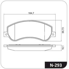 Imagen del producto PASTILLA DE FRENO DEL VOLKSWAGEN AMAROK 2.0 16V 12-