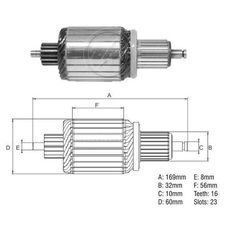 Imagen del producto INDUCIDO BOSCH 24V MZB 711.811.915. ATEGO.ACELO