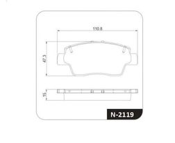 Imagen del producto PASTILLA DE FRENO DEL RNL KWID 1.0