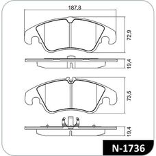 Imagen del producto PASTILLA DE FRENO DEL AUDI A4. A5. Q5