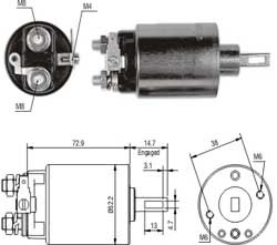 Imagen del producto AUTOMÁTICO HITACHI 12V ISUZU KB. TROOPER