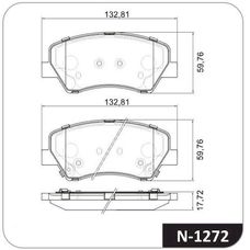 Imagen del producto PASTILLA DE FRENO DEL HYUNDAI HB20. HB20X. HB20S. ELANTRA 12- TODOS 1.6. I30   KIA CERATO 1.6 13-